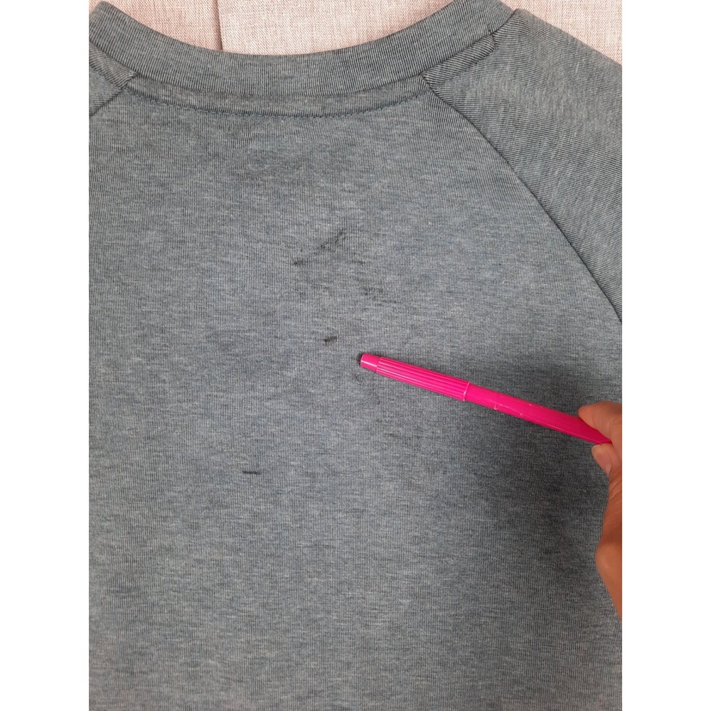 Nike Women's Large Gray Pullover Crewneck Performance Sweater Jacket with Pocket - Picture 8 of 10